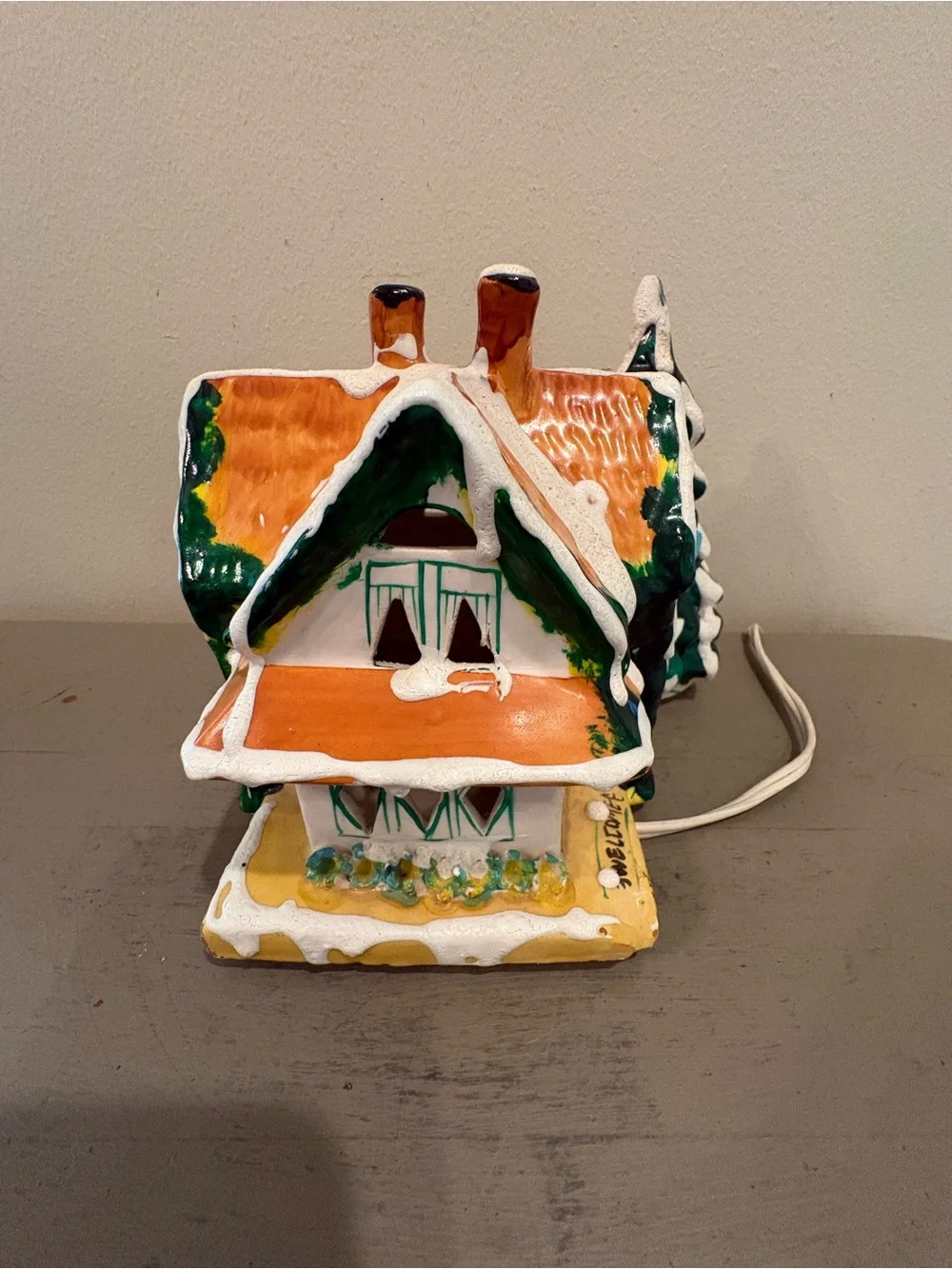 VTG 1976 Dept.56 Original Snow Village Gabled Cottage